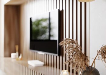 wood panelling walls