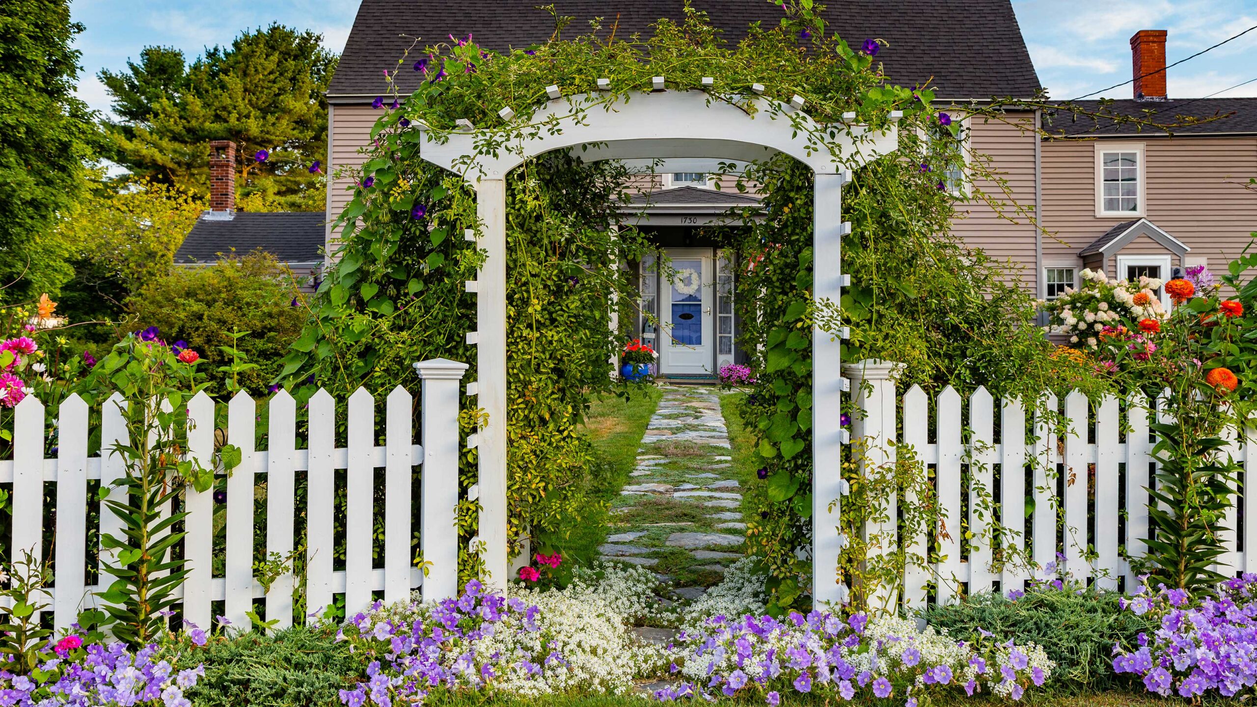 Pair fence with some greens 