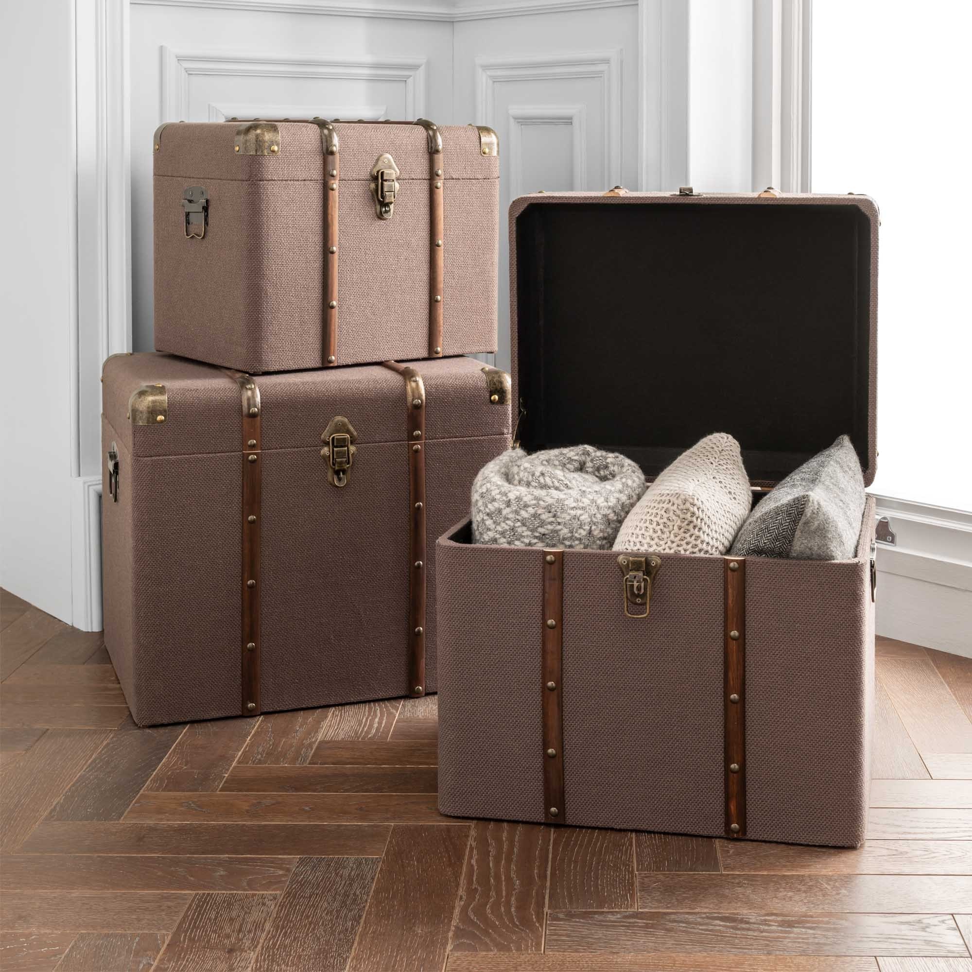 vintage storage trunks