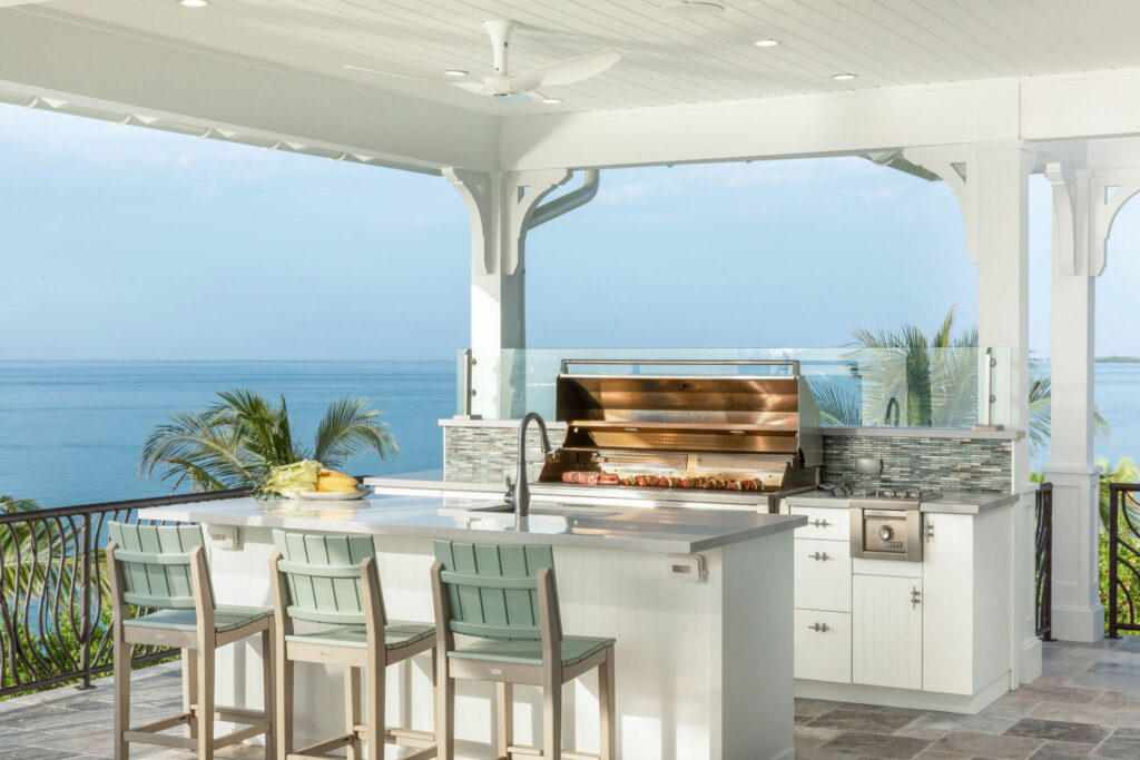 Coastal look outdoor kitchen ideas