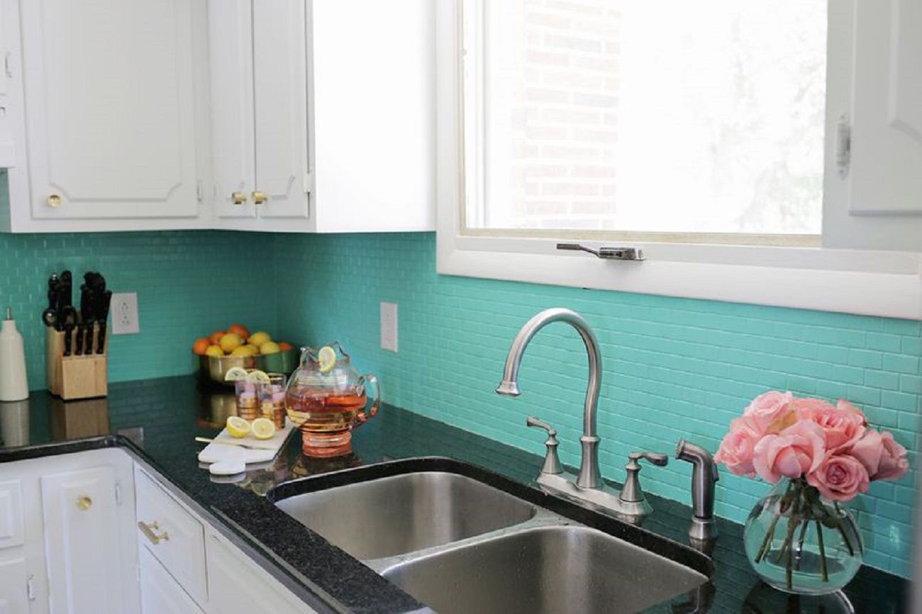 DIY kitchen splashback