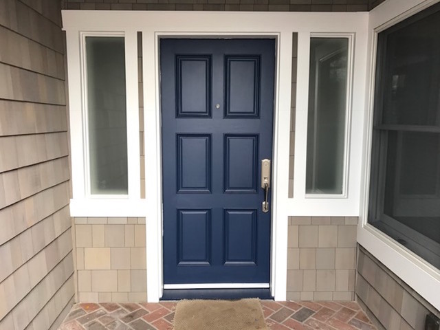 Deep Navy Blue Front Door