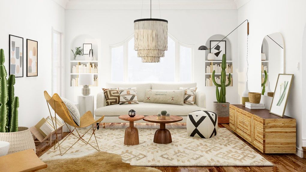 Desert style modern living room