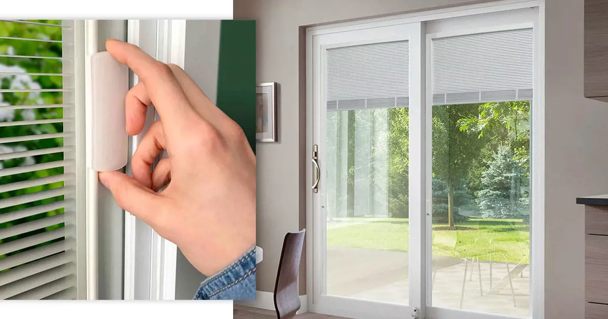 Enclosed Blinds For Sliding Doors