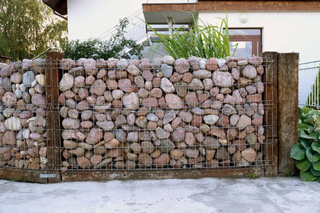 Gabion fence ideas