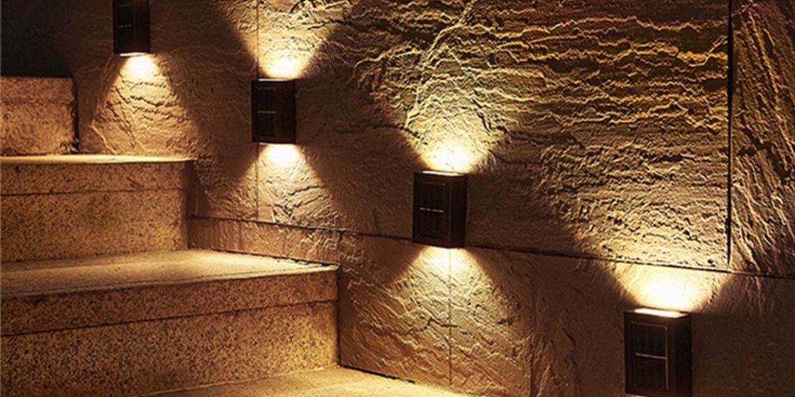 Geometric Wall Lights for outdoor