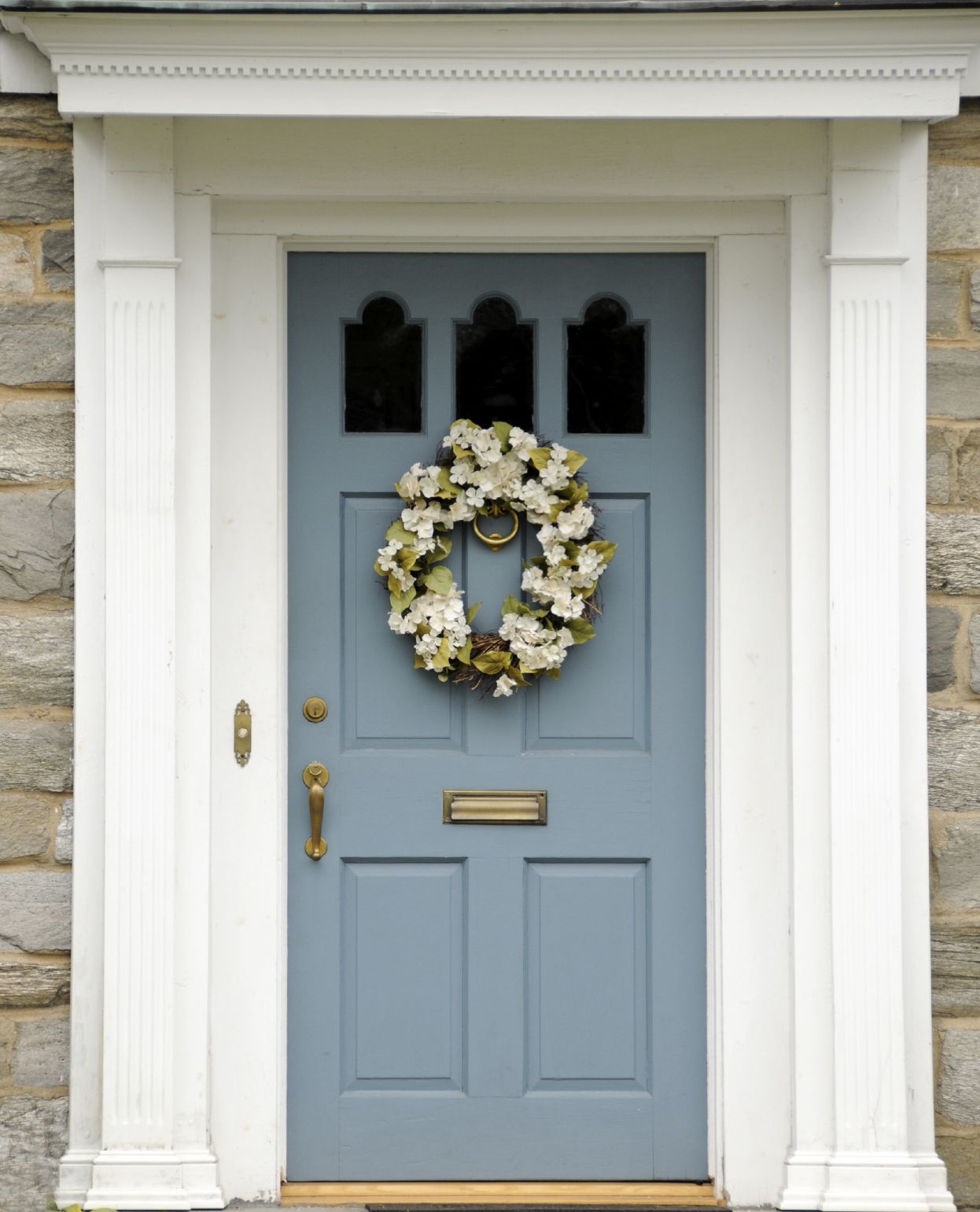 Light Blue front door color