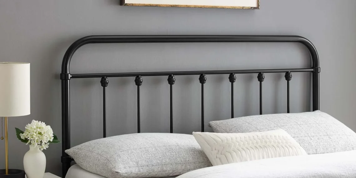 Metal headboard