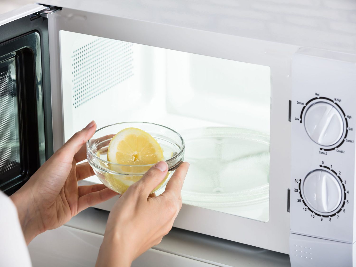 Microwave Cleaning Method