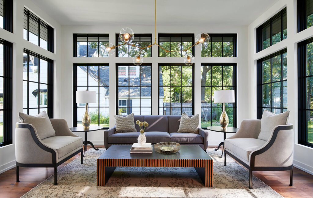 Modern living room with minimalist look