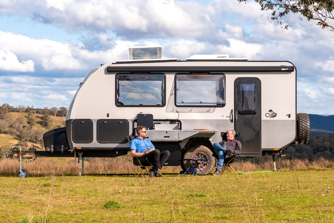 On The Road In A Small Caravan