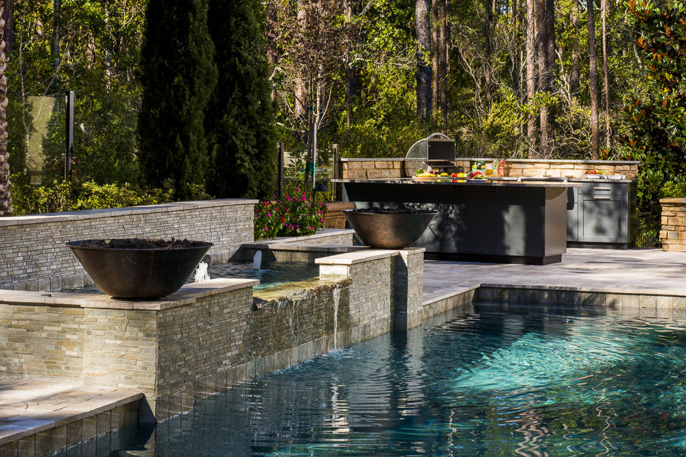 Outdoor Kitchen Designs With Pool