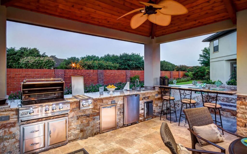 Patio kitchen ideas