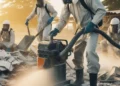 People removing Asbestos