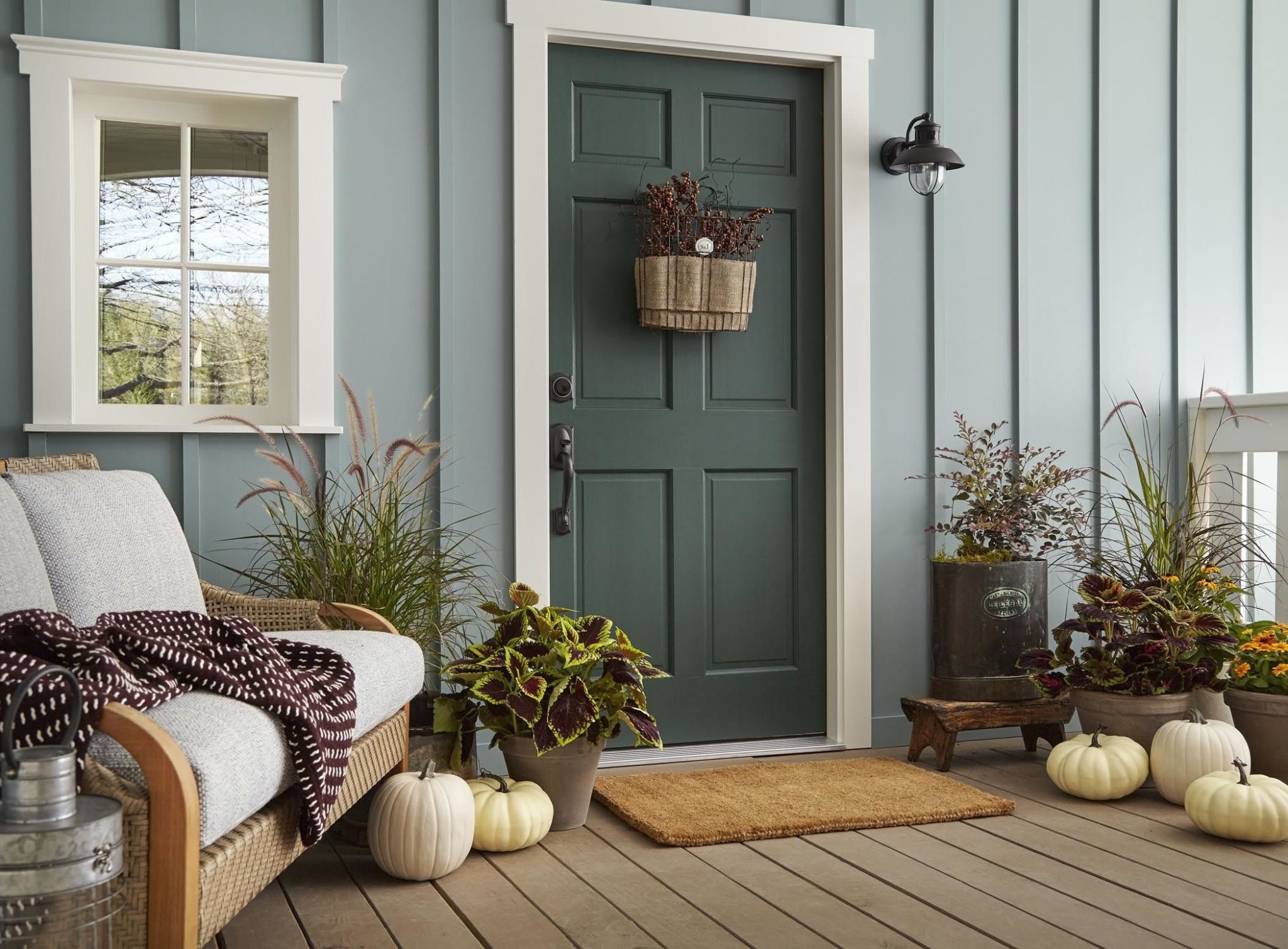 Sage Green front door colors