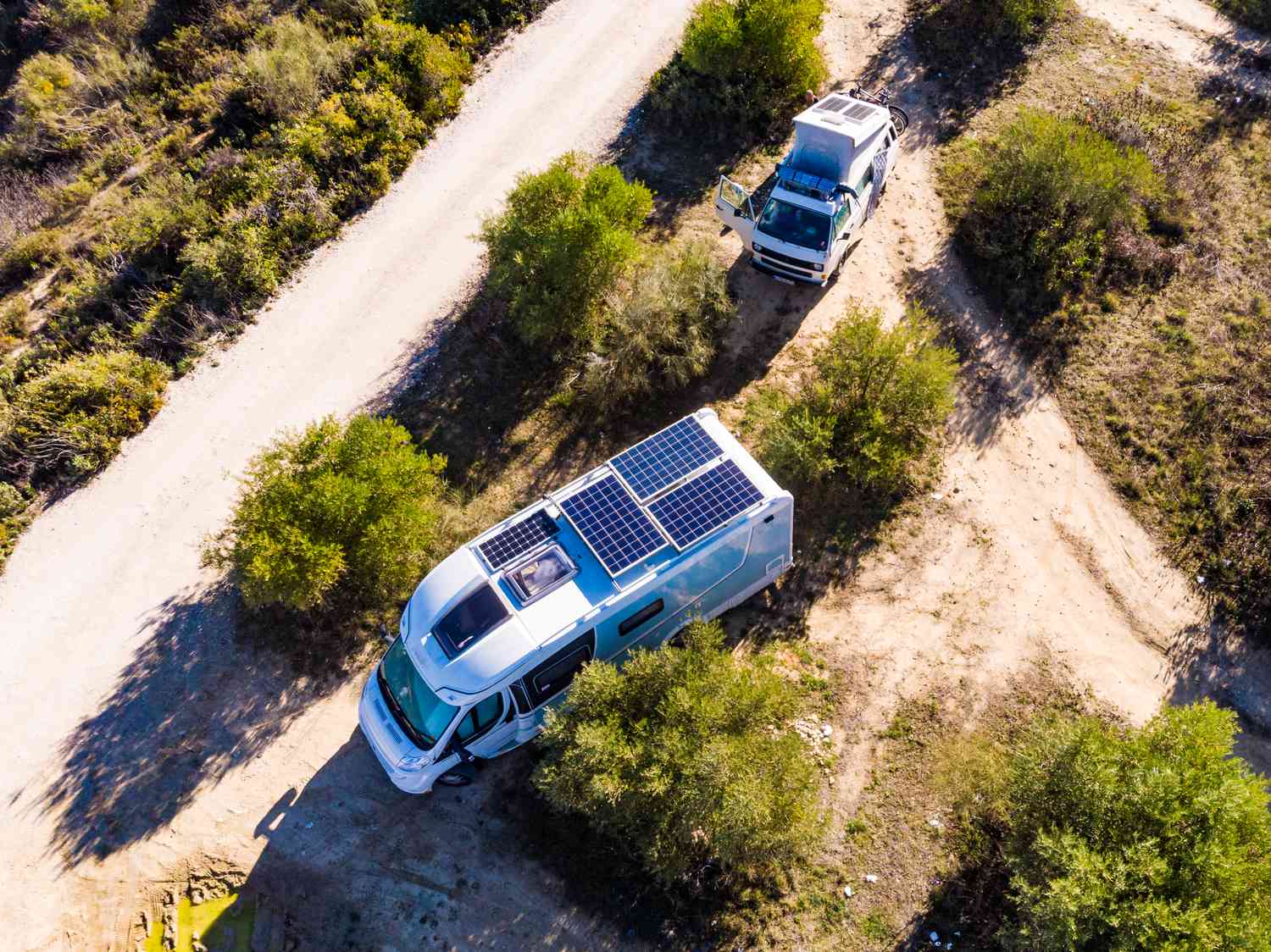 Solar Power and Eco-Friendly Upgrades in caravan
