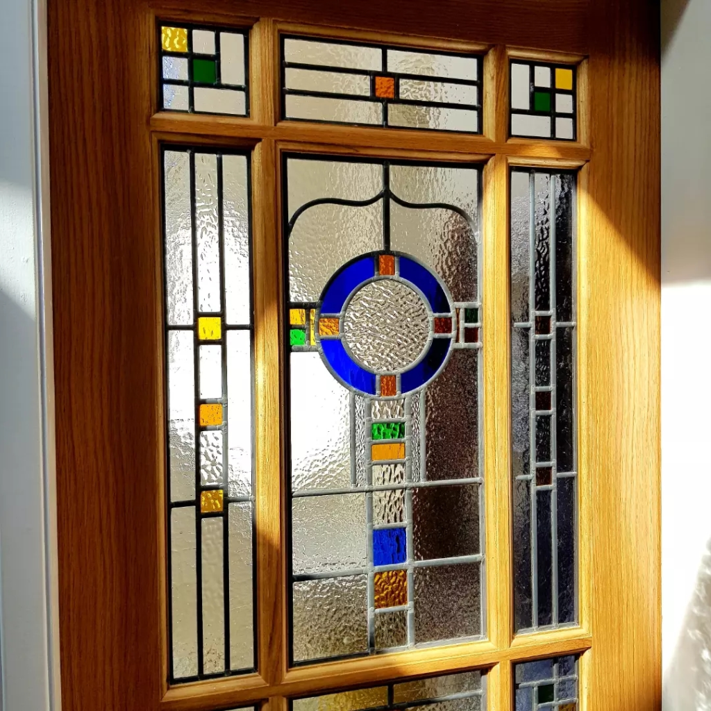 Stained or coloured Glass Doors