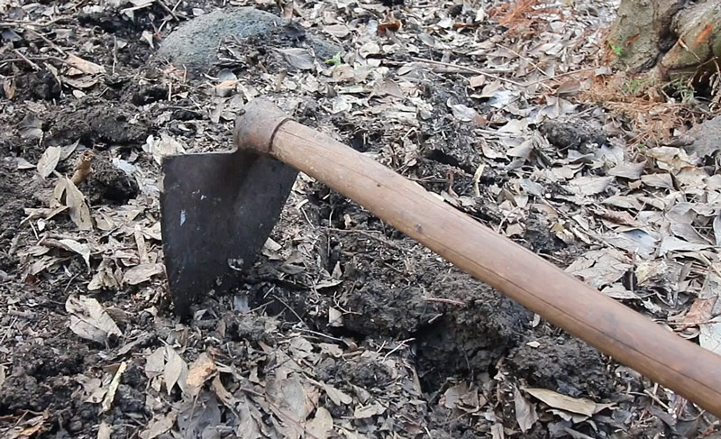 Tools of garden bed