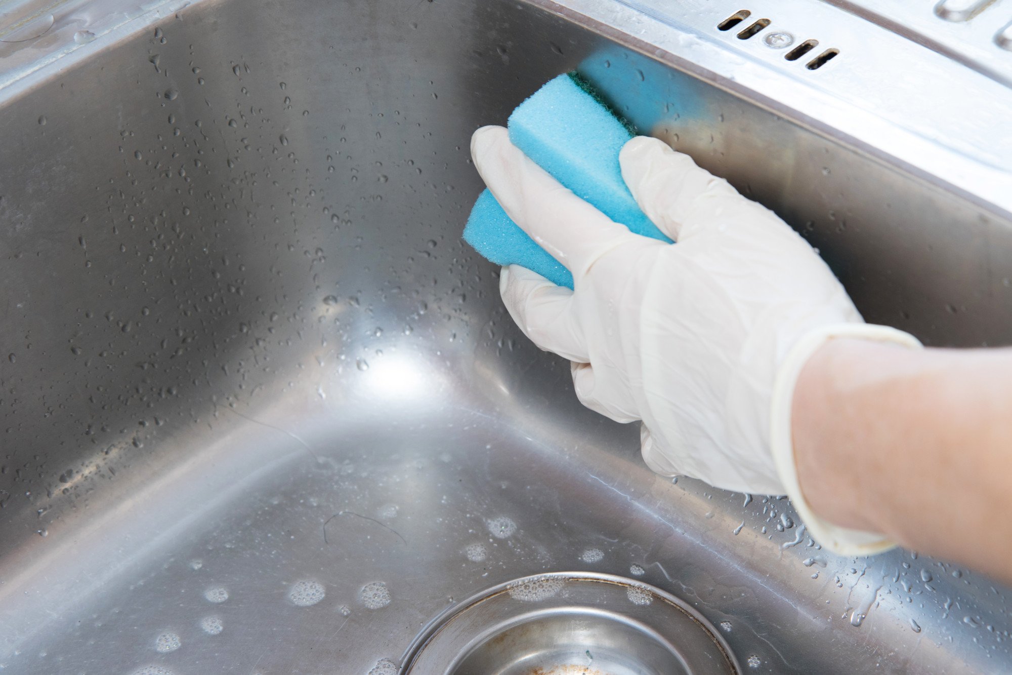 Way to Clean a Sink - Kitchen Equipment Cleaning