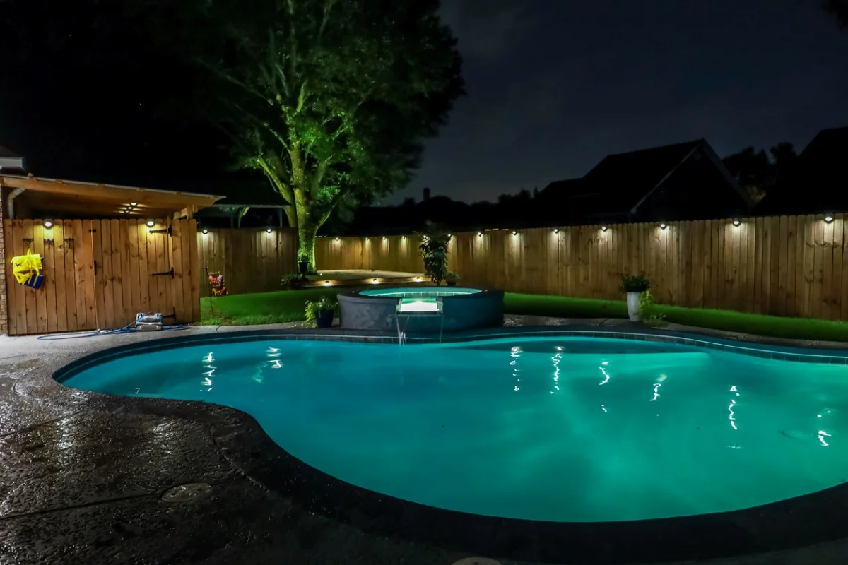 backyard swimming Pool Lightning ideas