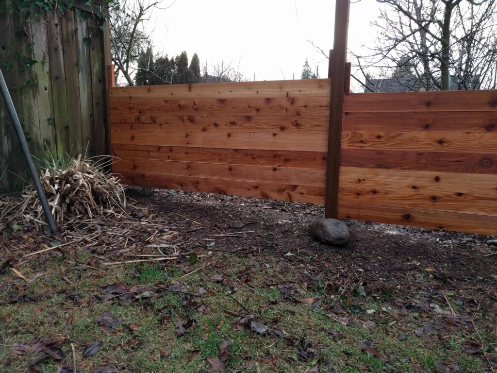 bottom of fence gap ideas with dirt