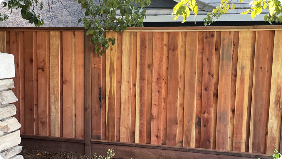 bottom of fence gap ideas with reclaimed wood