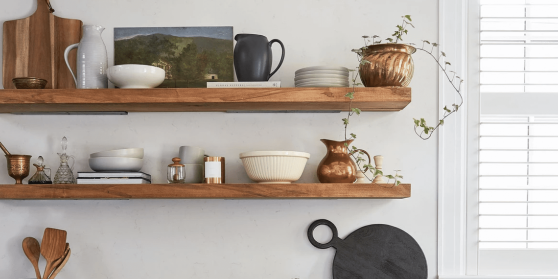 floating shelves