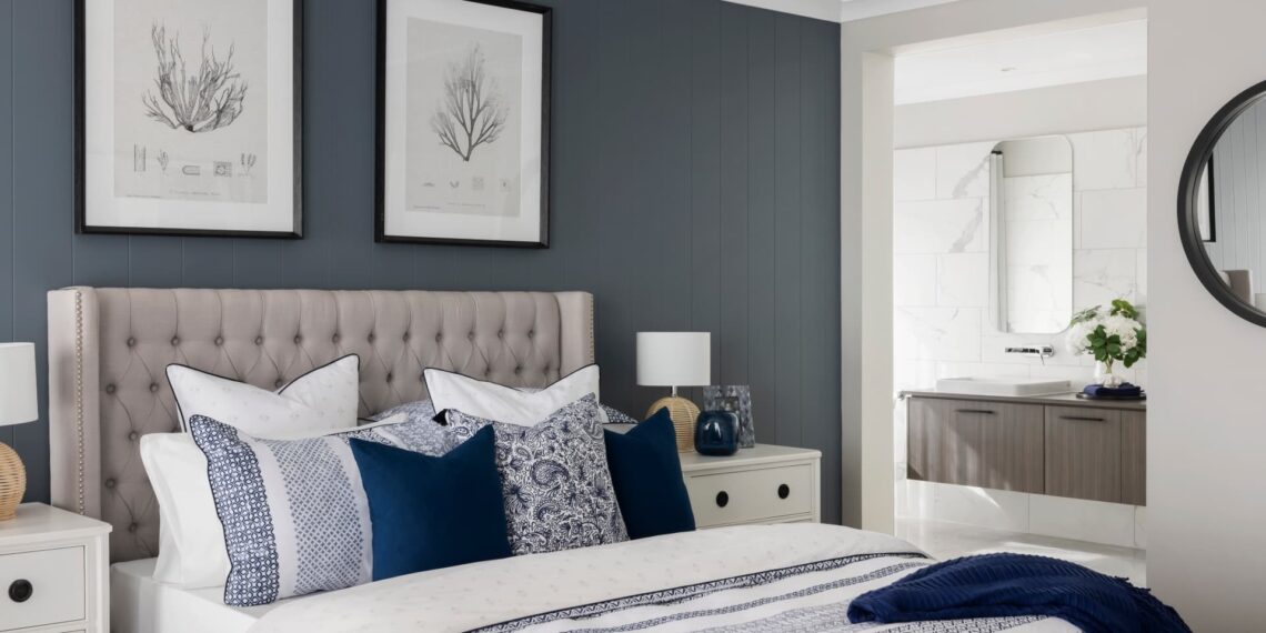 hamptons style bedroom