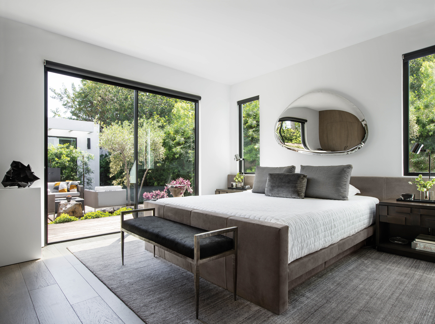 minimalist Contemporary Design Hamptons style bedroom