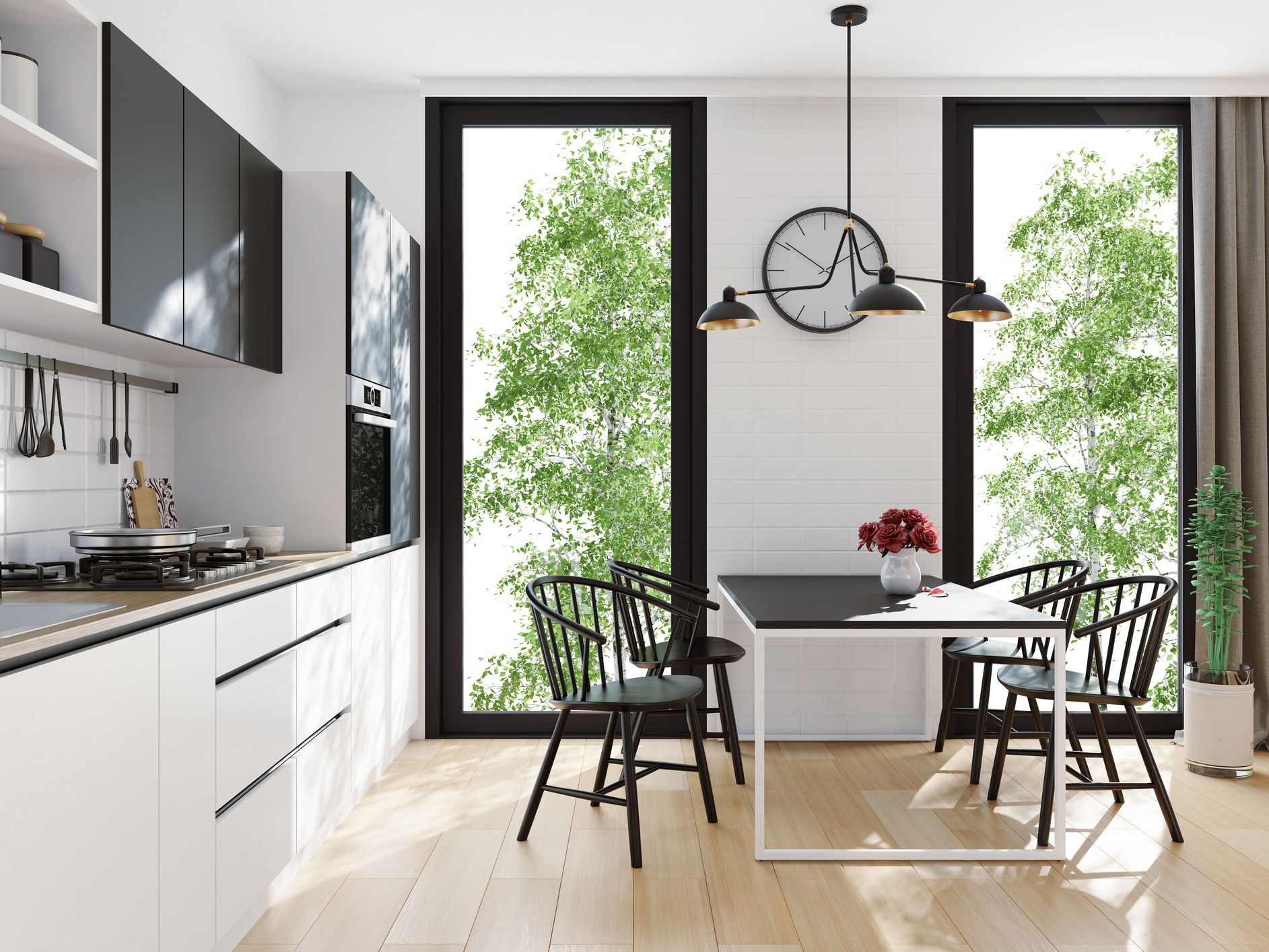 modern scandinavian kitchen