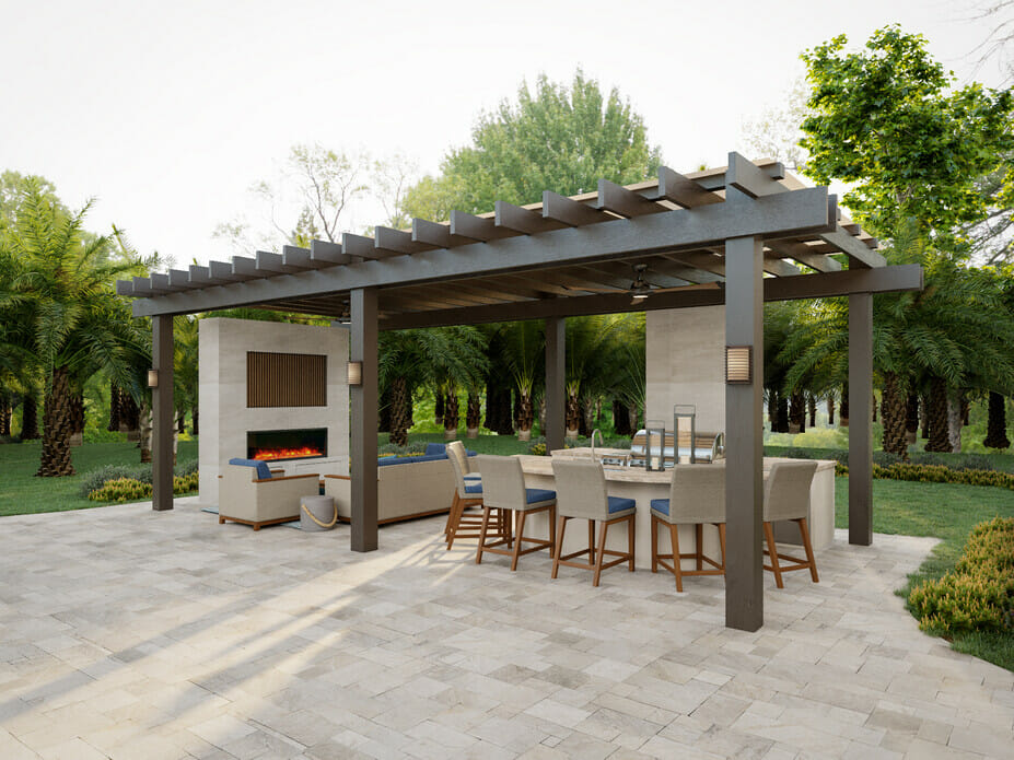  outdoor kitchen pavilion