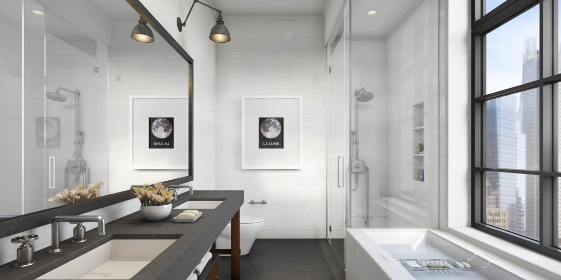 rectangular bathroom floor plans